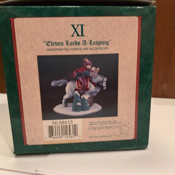 Department 56 Dept 56 XI - Eleven Lords A-Leaping and 10 pipers piping - Picture 3 of 12